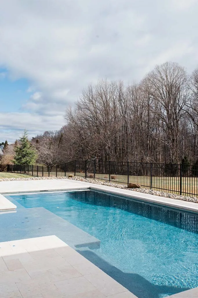 Brown summit concrete pool